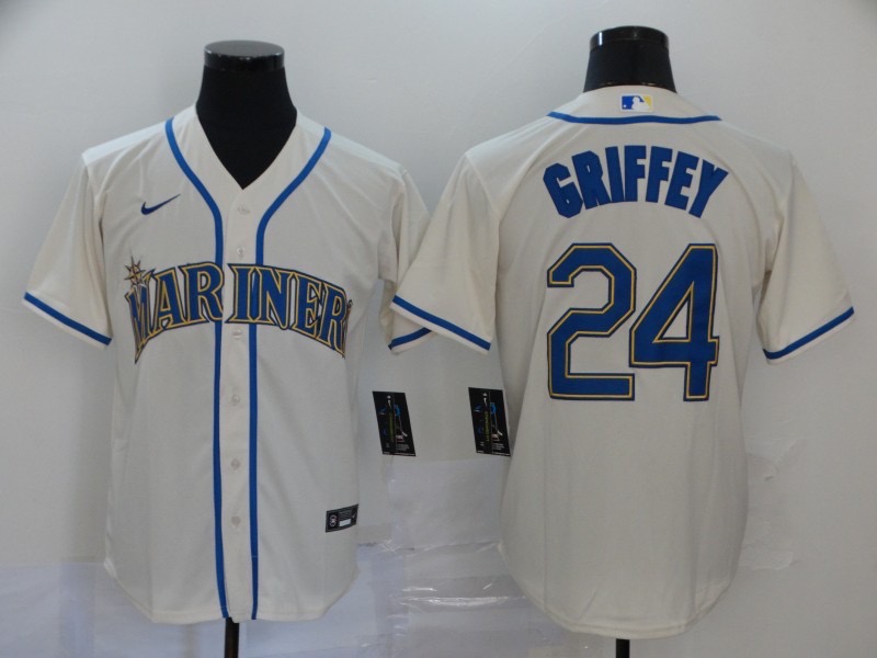 米色007 MLBJE2601-15-007 Seattle Mariners Baseball Jersey 007 USD16.98 - Image 1
