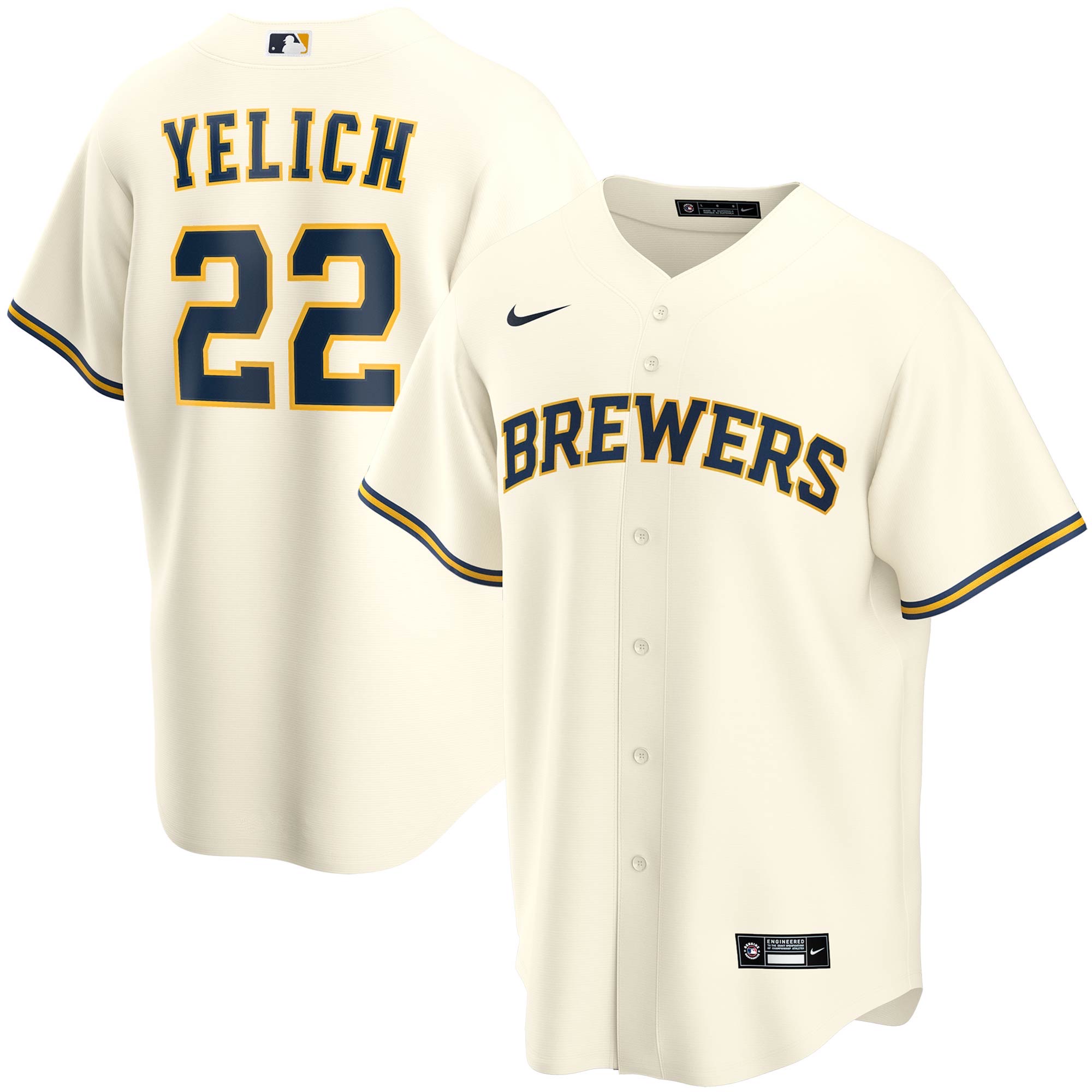 米色011 MLBJE2601-20-011 Cincinnati Reds Baseball Jersey 011 USD16.98 - Image 1