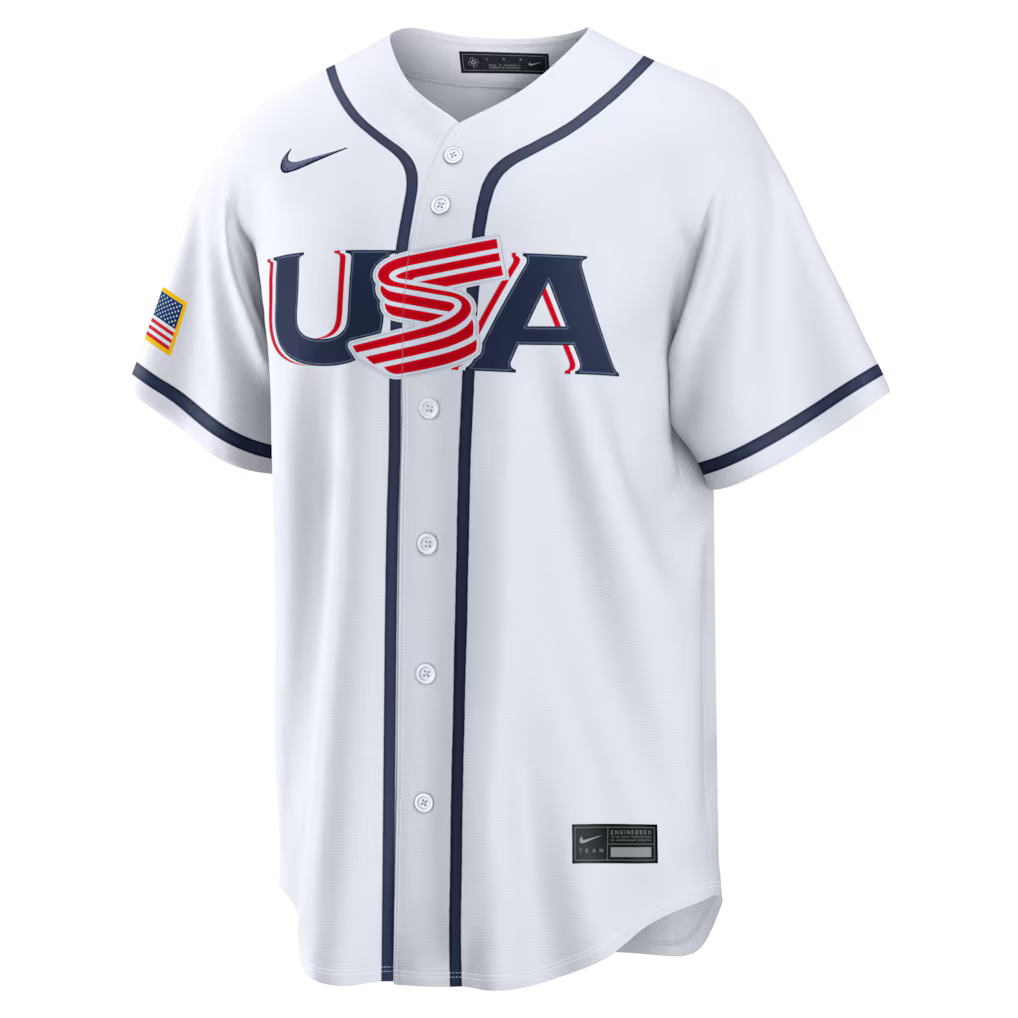 美国白色空白004 MLBJE2601-31-004 2026 WBC Baseball Jersey 004 USD16.98 - Image 1