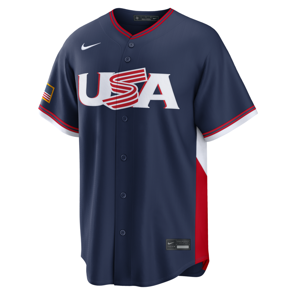 美国蓝色空白006 MLBJE2601-31-006 2026 WBC Baseball Jersey 006 USD16.98 - Image 1
