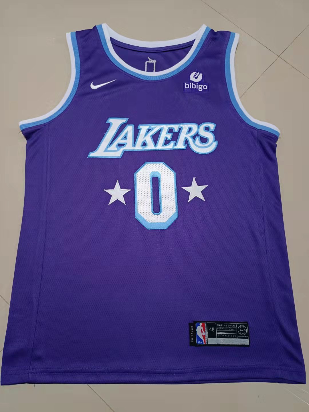 0#紫01.jpg NBAJE2601-01-015 Los Angeles Lakers Basketball Jersey 015 USD12.98 - Image 1