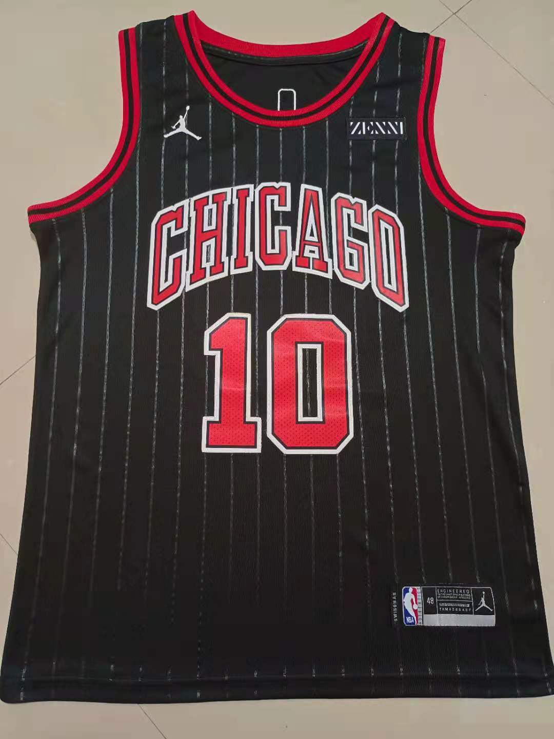 10#黑05.jpg NBAJE2601-02-046 Chicago Bulls Basketball Jersey 046 USD12.98 - Image 1