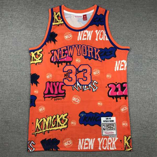 NBAJE2601-03-048 New York Knicks Basketball Jersey 048 USD12.98