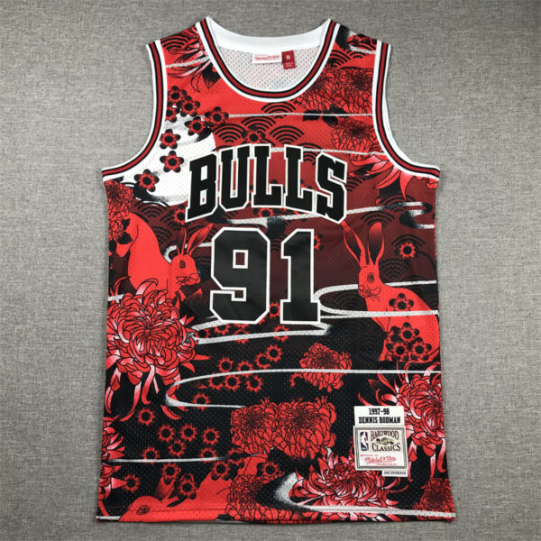 NBAJE2601-02-140 Chicago Bulls Basketball Jersey 140 USD12.98