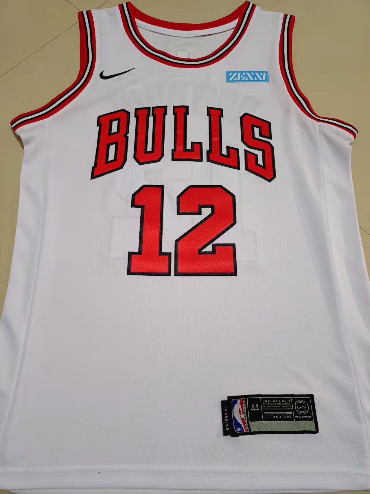 12#白01.jpg NBAJE2601-02-049 Chicago Bulls Basketball Jersey 049 USD12.98 - Image 1