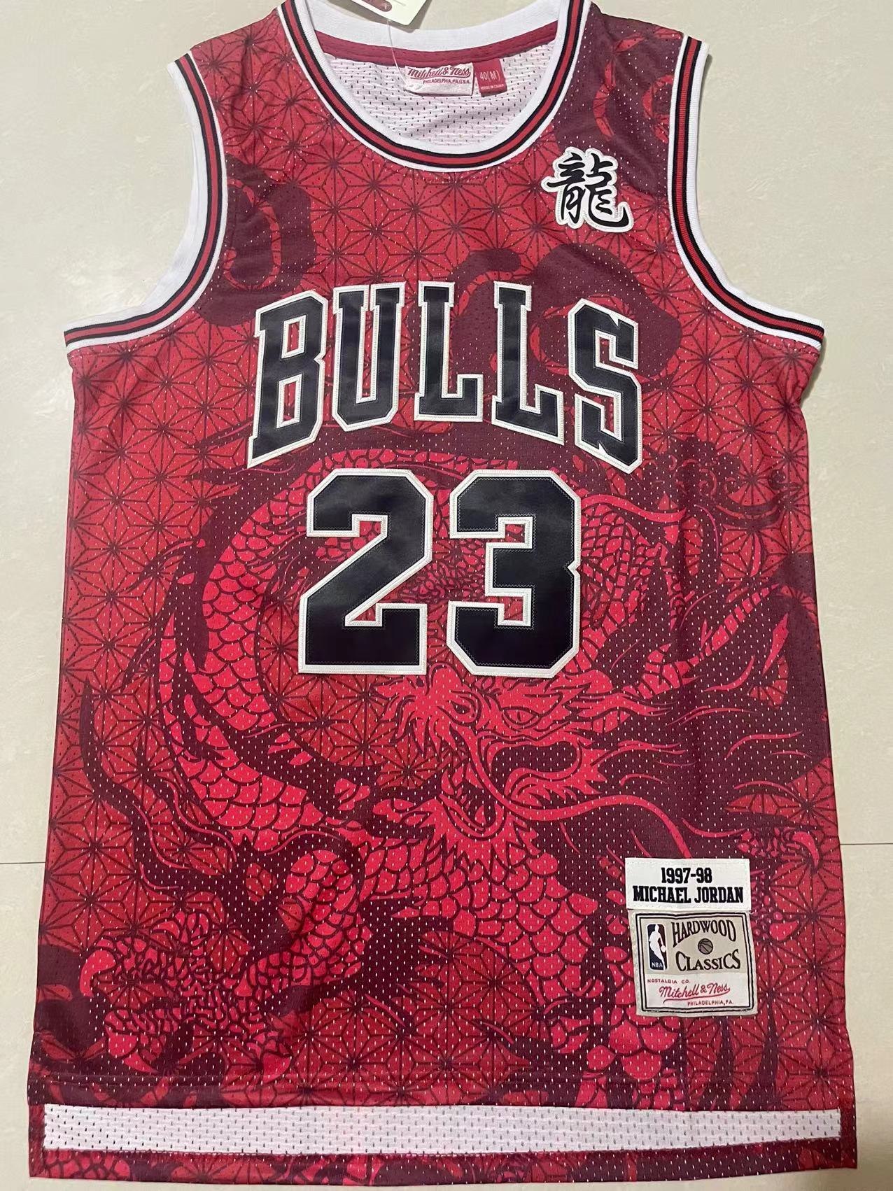 23#印花01.jpg NBAJE2601-02-110 Chicago Bulls Basketball Jersey 110 USD12.98 - Image 1