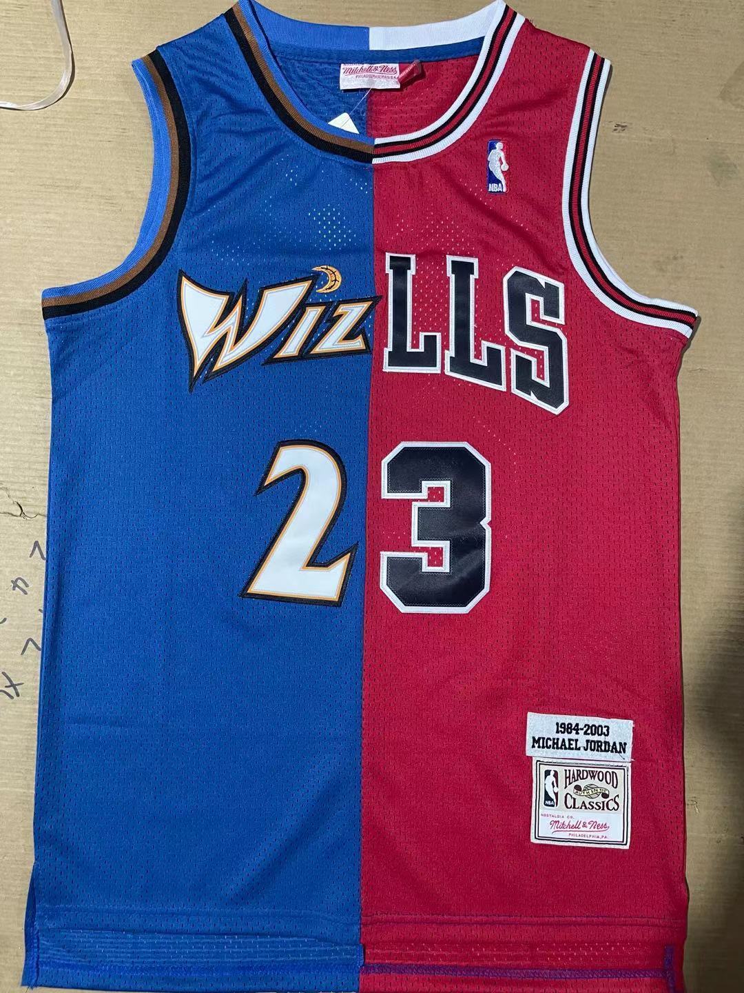 23#拼接01.jpg NBAJE2601-02-124 Chicago Bulls Basketball Jersey 124 USD12.98 - Image 1