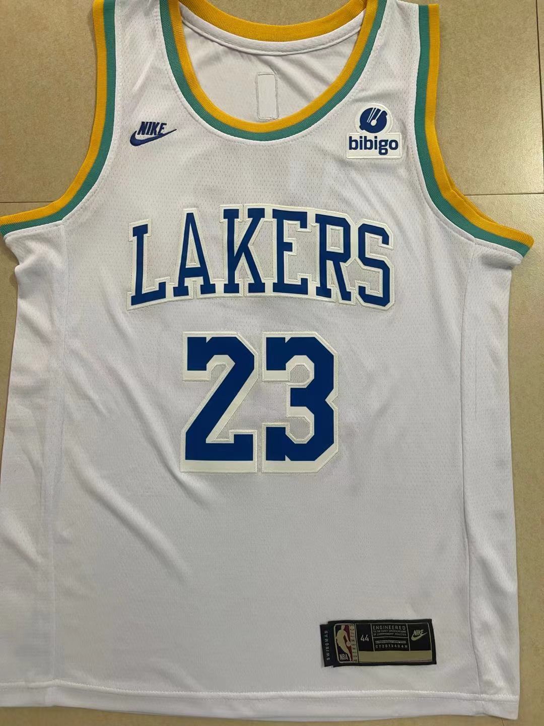 23#白01.jpg NBAJE2601-01-251 Los Angeles Lakers Basketball Jersey 251 USD12.98 - Image 1