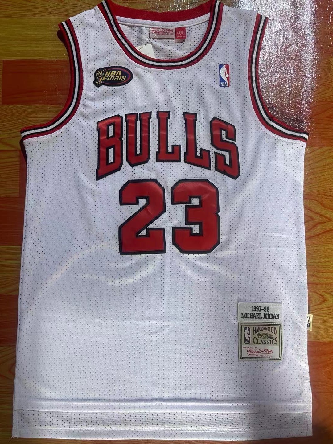 23#白05.jpg NBAJE2601-02-112 Chicago Bulls Basketball Jersey 112 USD12.98 - Image 1