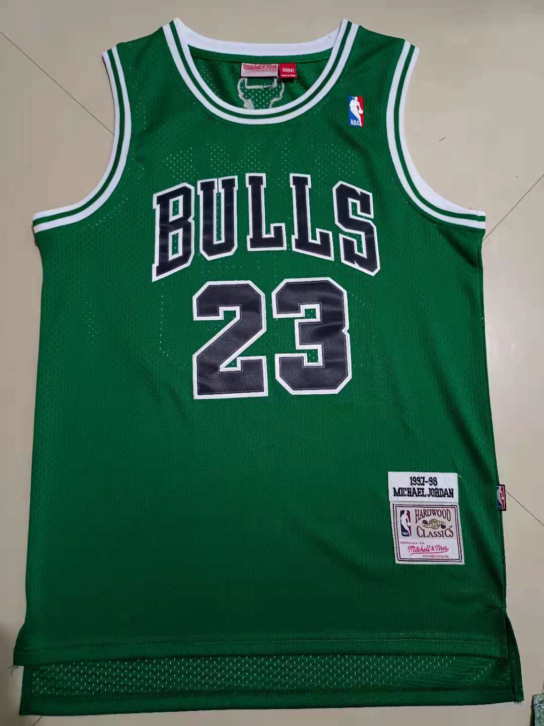 23#绿01.jpg NBAJE2601-02-123 Chicago Bulls Basketball Jersey 123 USD12.98 - Image 1