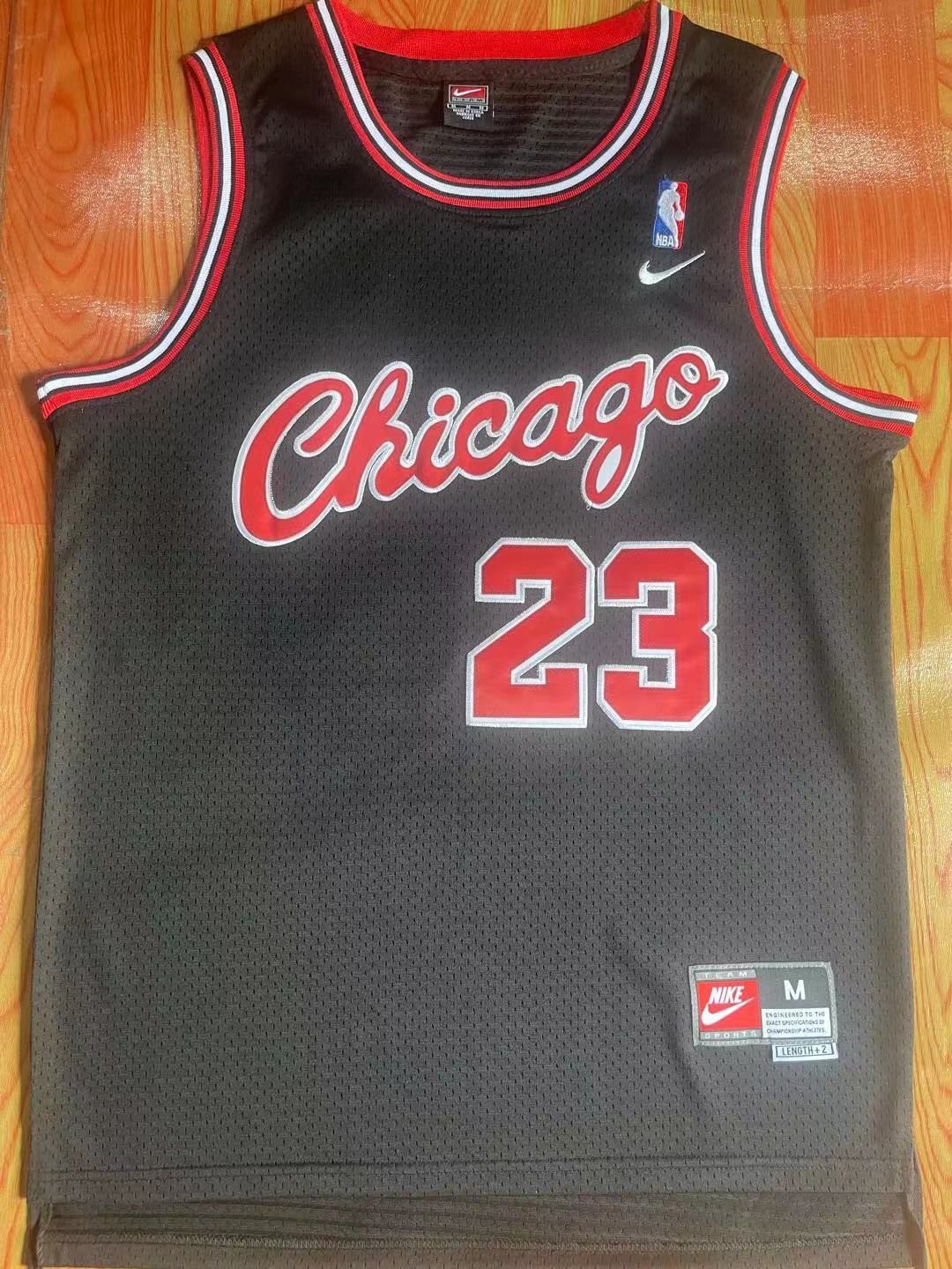 23#黑05.jpg NBAJE2601-02-117 Chicago Bulls Basketball Jersey 117 USD12.98 - Image 1