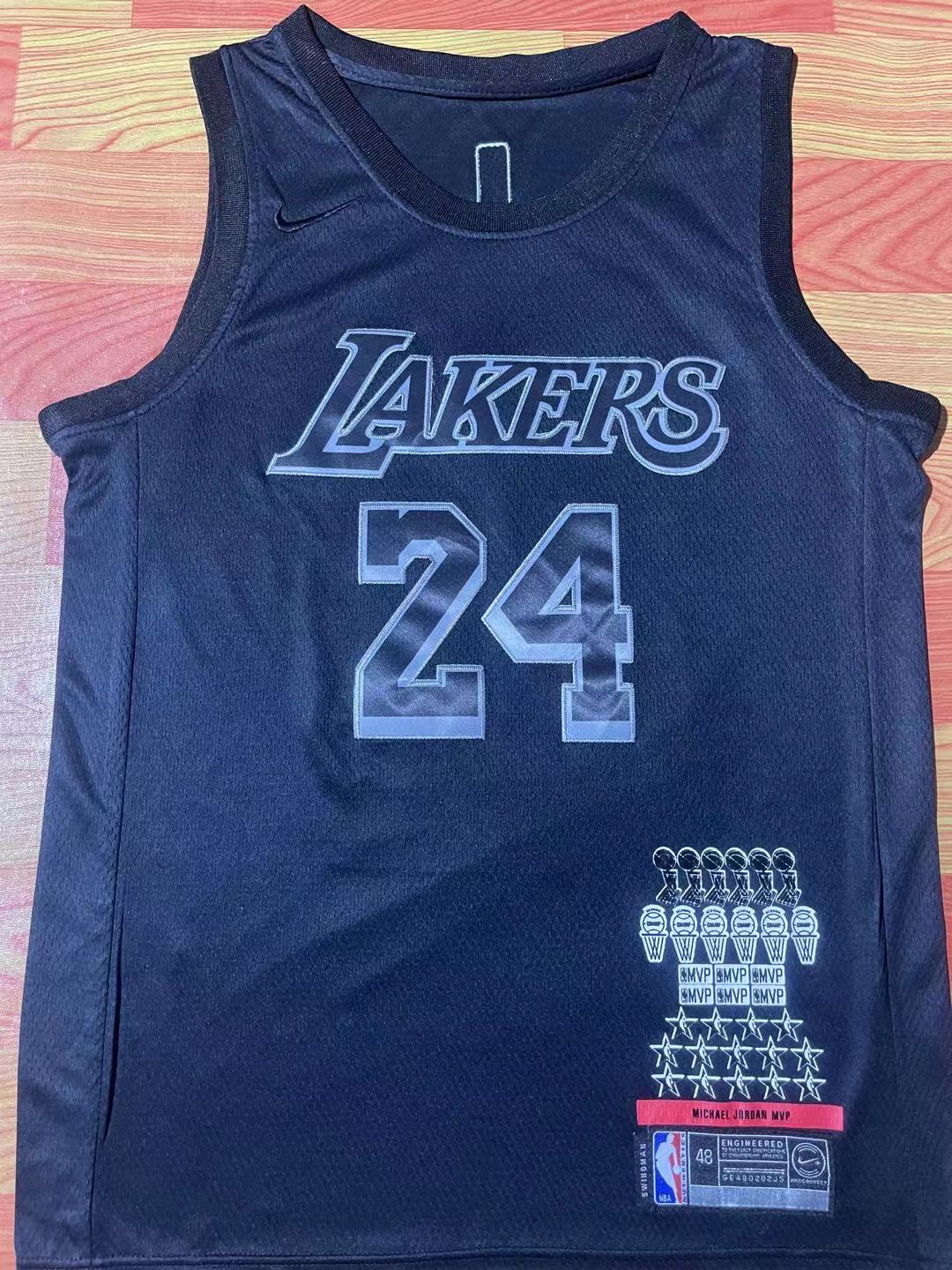 24#黑01.jpg NBAJE2601-01-260 Los Angeles Lakers Basketball Jersey 260 USD12.98 - Image 1