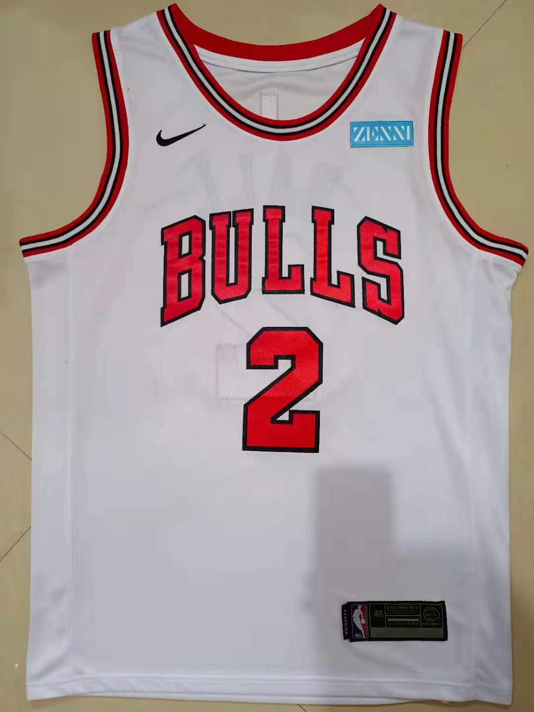 2#白01.jpg NBAJE2601-02-036 Chicago Bulls Basketball Jersey 036 USD12.98 - Image 1
