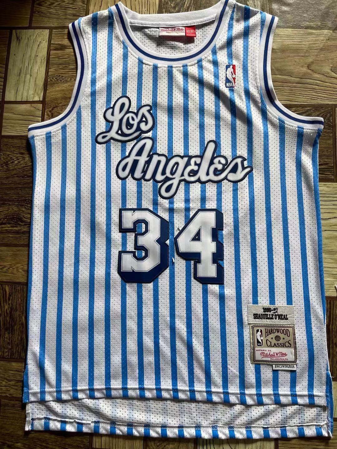 34#白01.jpg NBAJE2601-01-274 Los Angeles Lakers Basketball Jersey 274 USD12.98 - Image 1