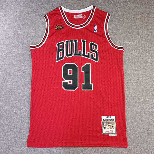 NBAJE2601-02-098 Chicago Bulls Basketball Jersey 098 USD12.98