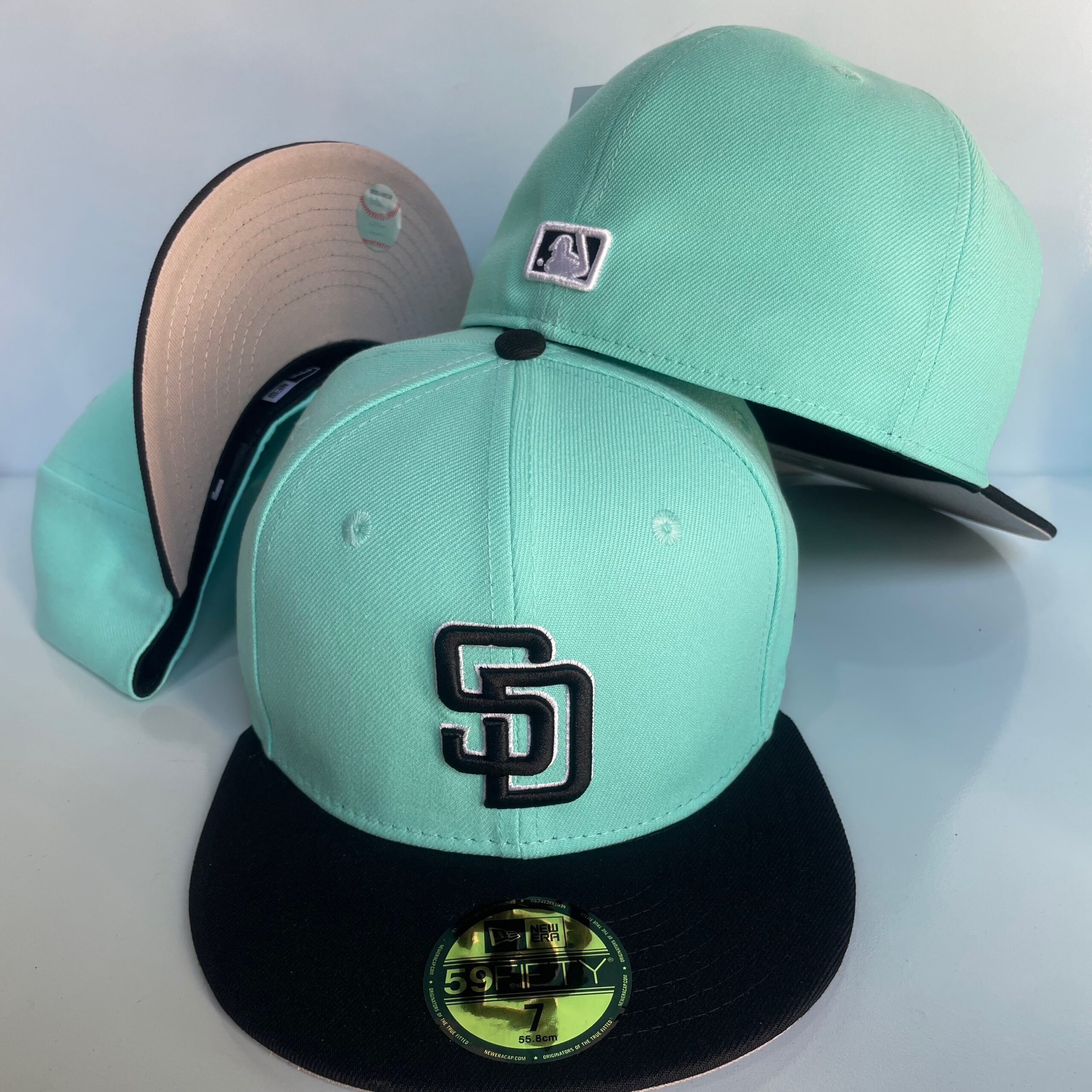 56 San Diego Padres CCAA2601-28-056 AA Classic Fitted Cap 056 USD8.48 - Image 1