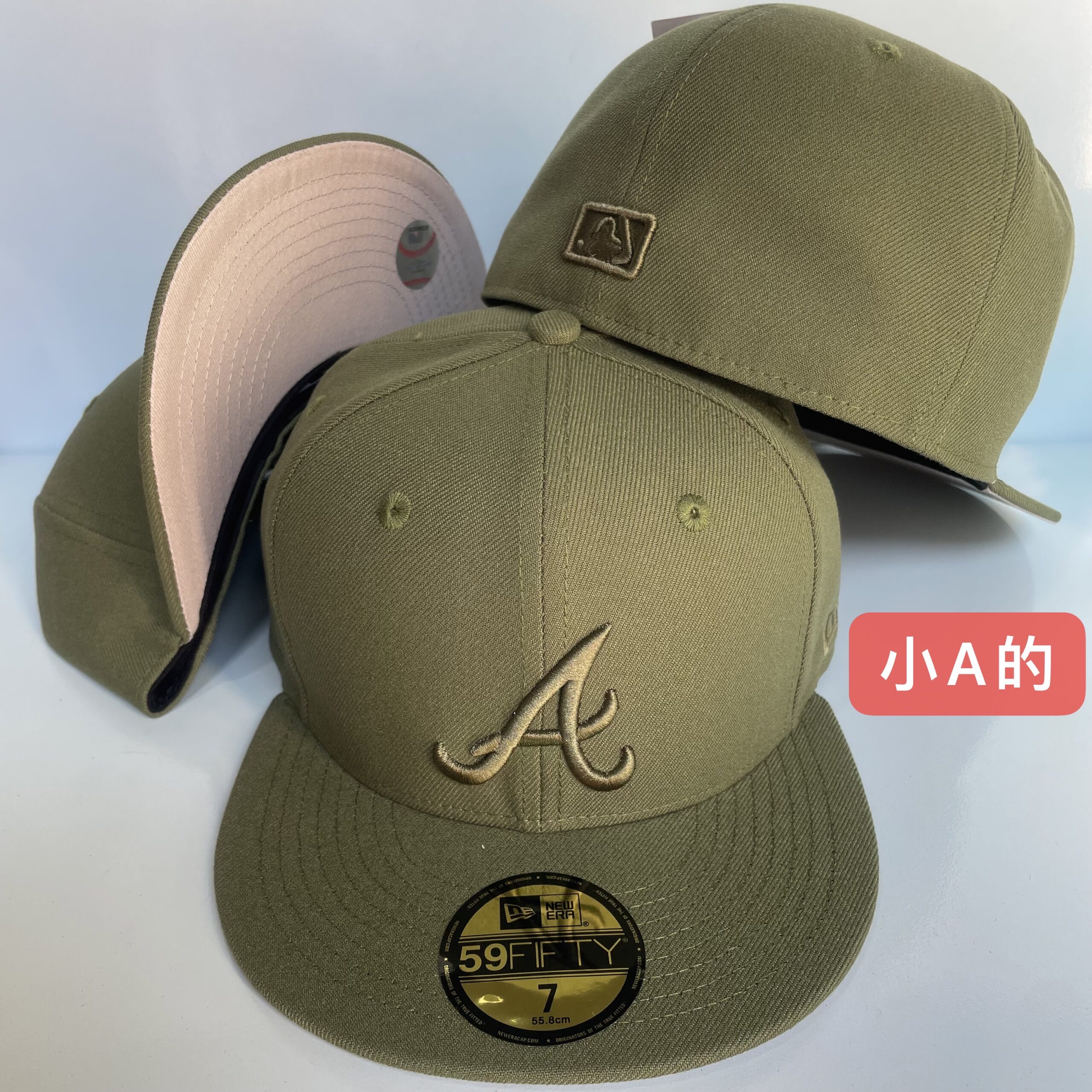 60 Atlanta Braves CCAA2601-06-060 AA Classic Fitted Cap 060 USD8.48 - Image 1