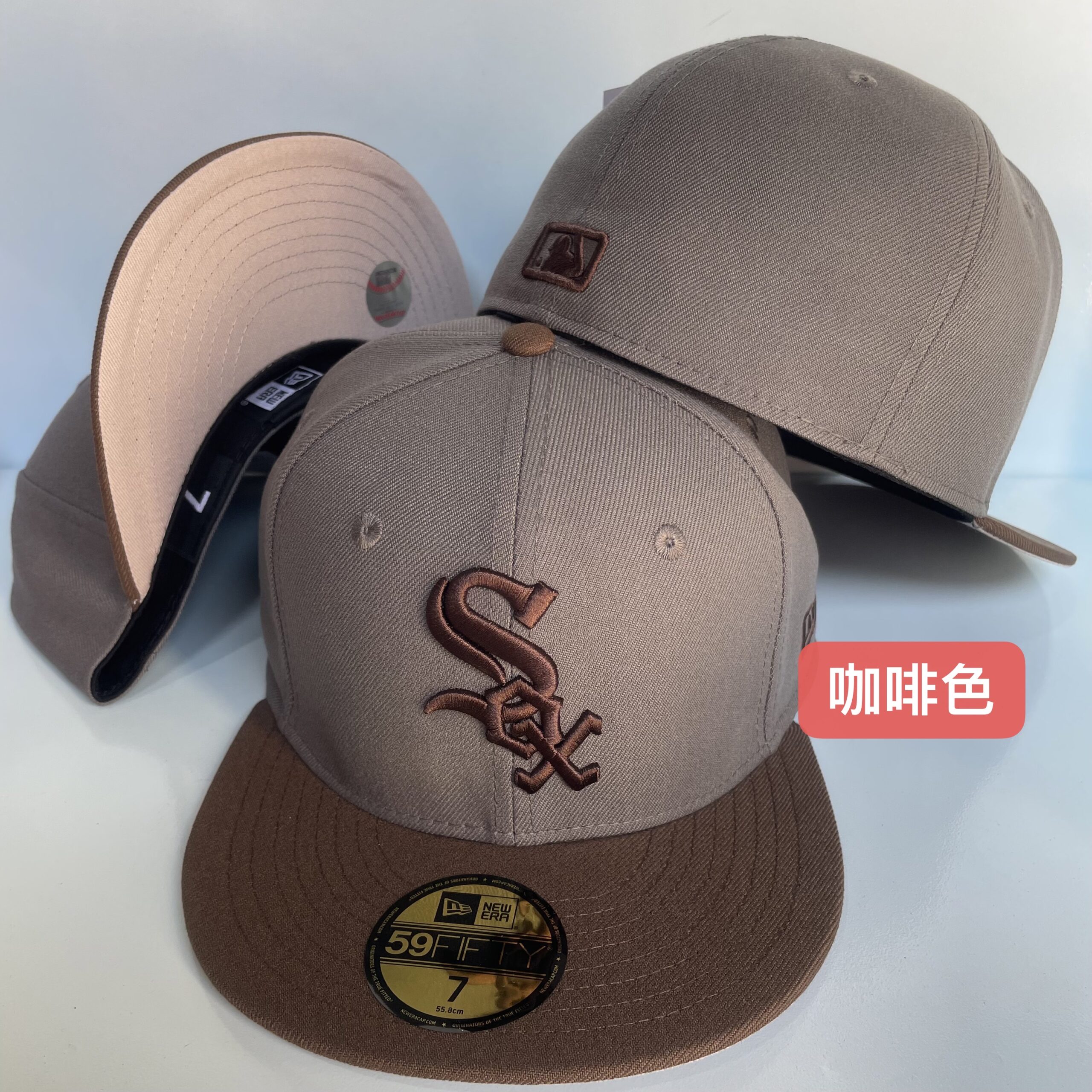 63 Chicago White Sox CCAA2601-03-063 AA Classic Fitted Cap 063 USD8.48 - Image 1