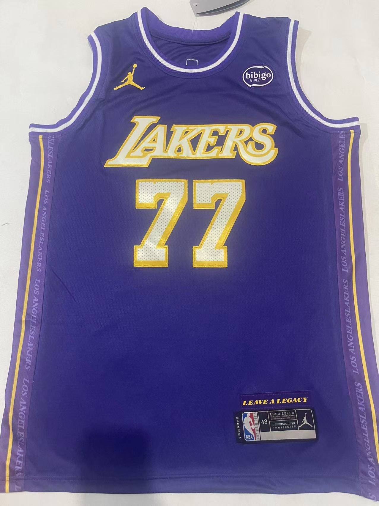 77#紫色01.jpg NBAJE2601-01-273 Los Angeles Lakers Basketball Jersey 273 USD12.98 - Image 1