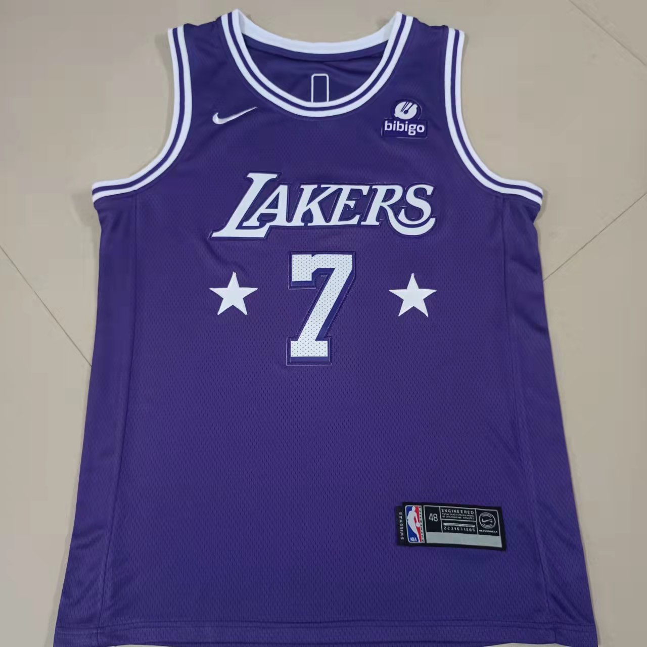 7#紫01.jpg NBAJE2601-01-280 Los Angeles Lakers Basketball Jersey 280 USD12.98 - Image 1