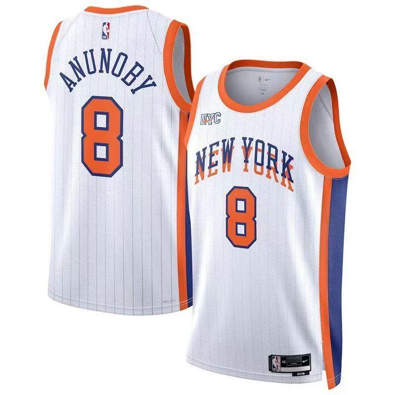 8#白01.jpg NBAJE2601-03-033 New York Knicks Basketball Jersey 033 USD12.98 - Image 1