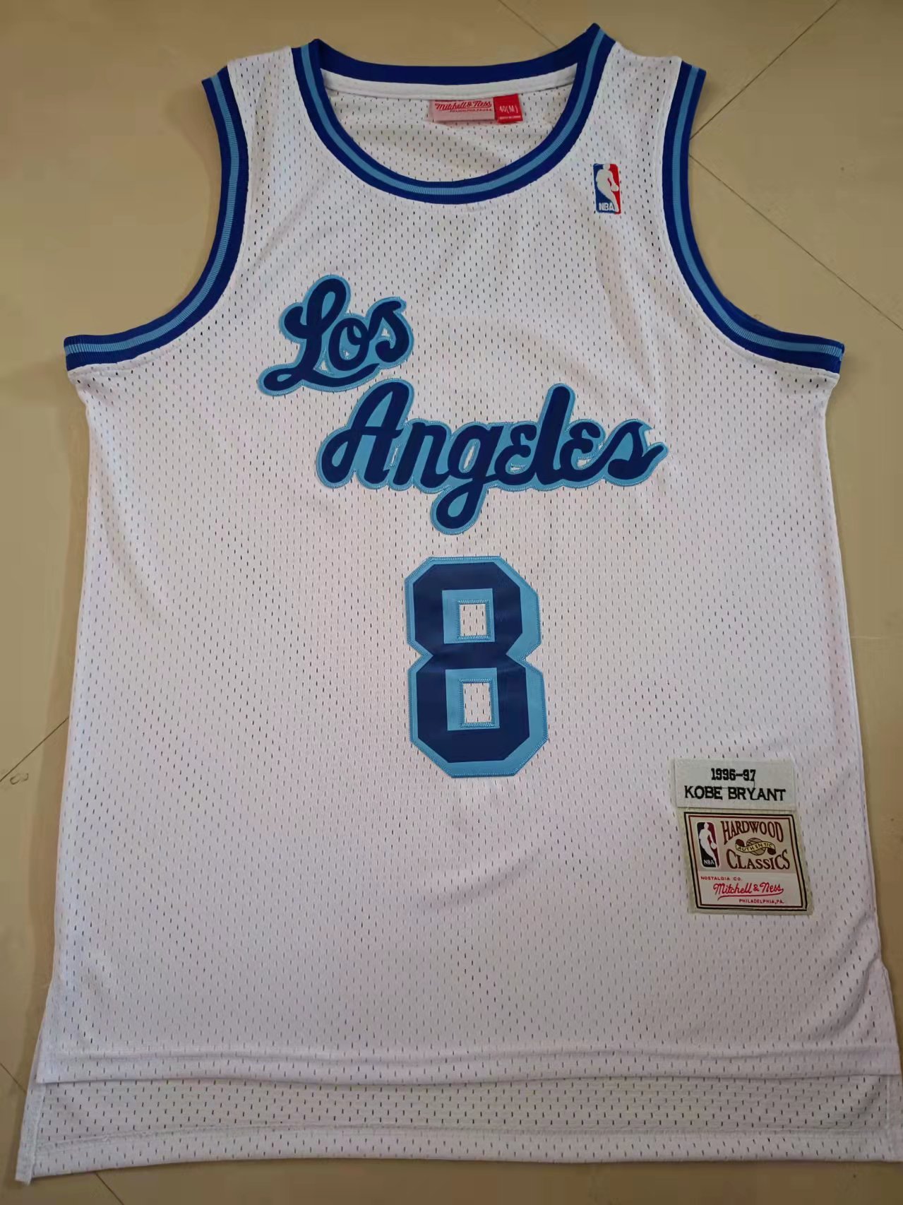 8#白01.jpg NBAJE2601-01-246 Los Angeles Lakers Basketball Jersey 246 USD12.98 - Image 1