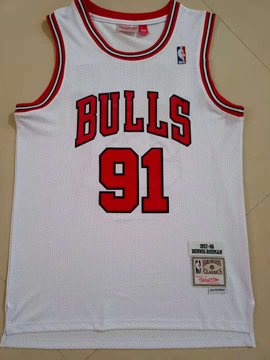 91#白05.jpg NBAJE2601-02-094 Chicago Bulls Basketball Jersey 094 USD12.98 - Image 1