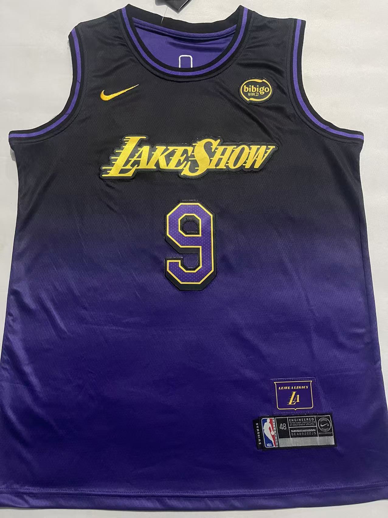 9#渐变01.jpg NBAJE2601-01-041 Los Angeles Lakers Basketball Jersey 041 USD12.98 - Image 1