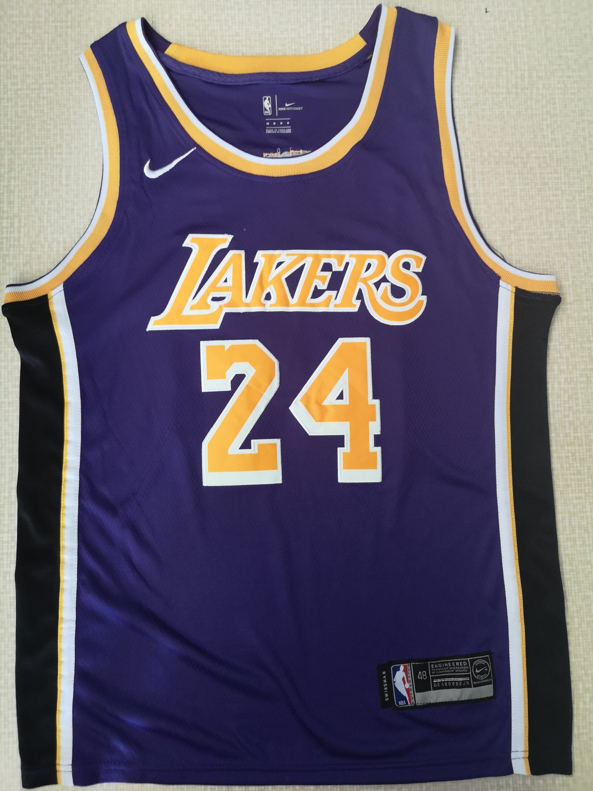 nor NBAJE2601-01-191 Los Angeles Lakers Basketball Jersey 191 USD12.98 - Image 1