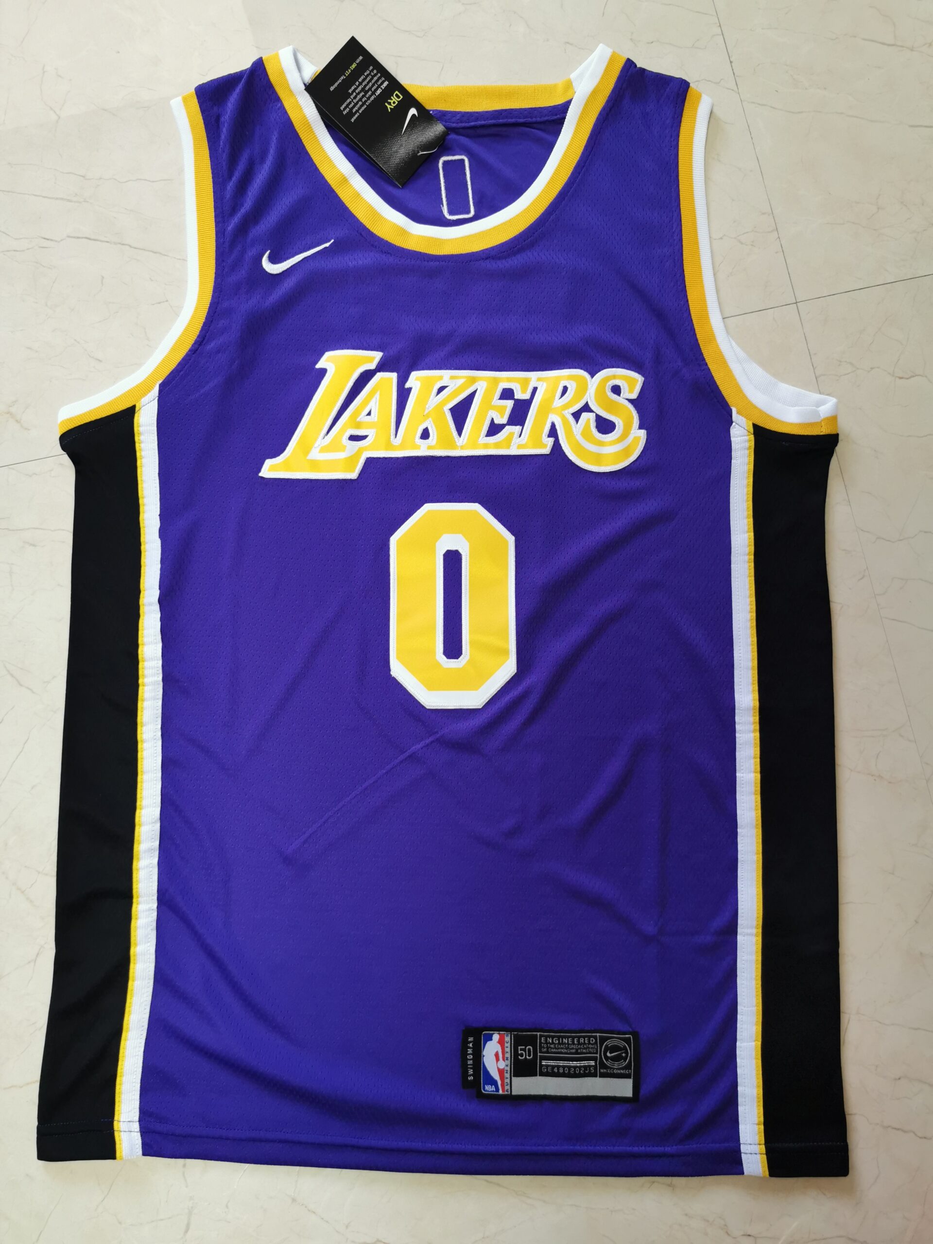 IMG_20190918_150747.jpg NBAJE2601-01-235 Los Angeles Lakers Basketball Jersey 235 USD12.98 - Image 1