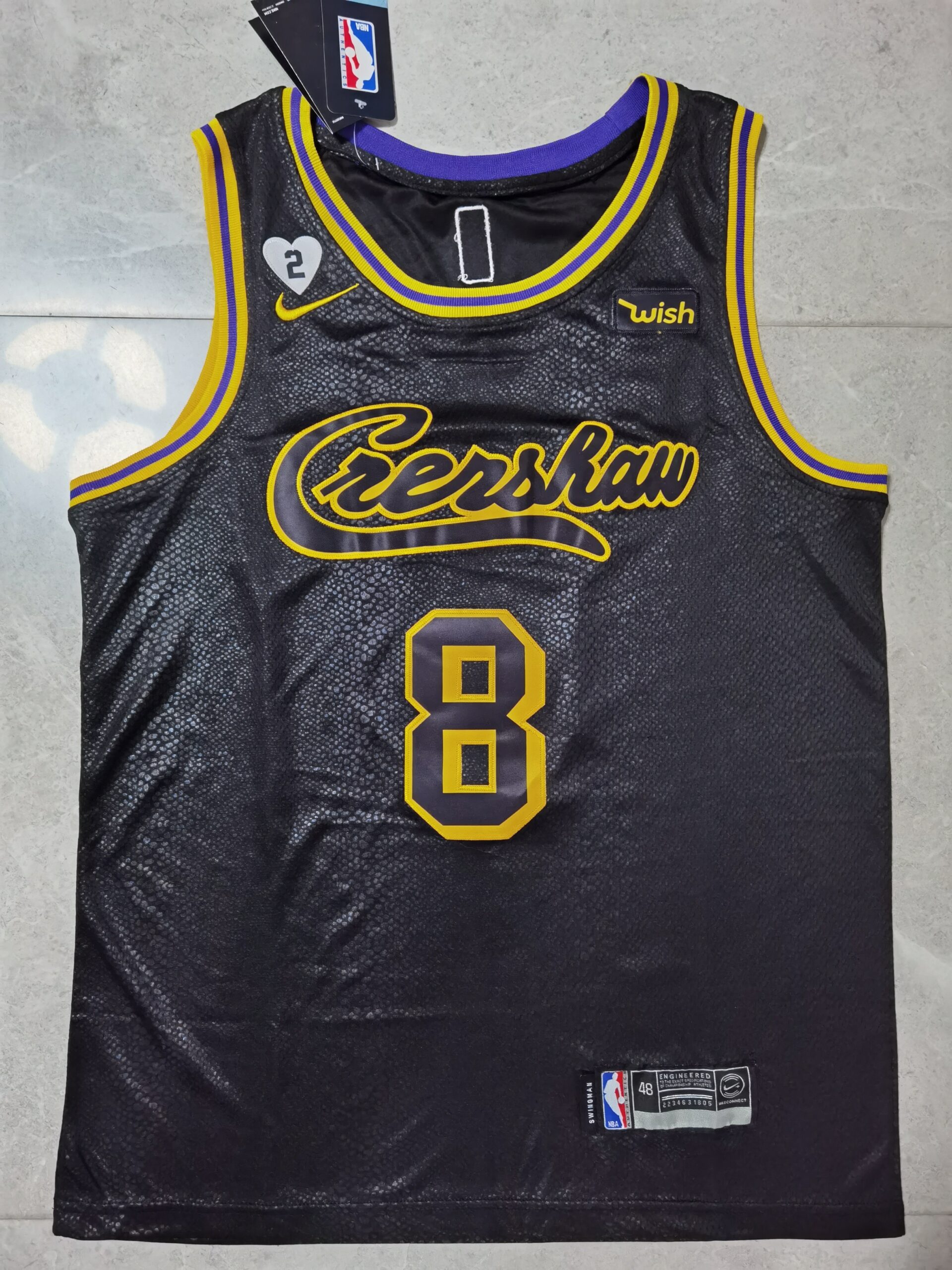 IMG_20210427_015226.jpg NBAJE2601-01-066 Los Angeles Lakers Basketball Jersey 066 USD12.98 - Image 1
