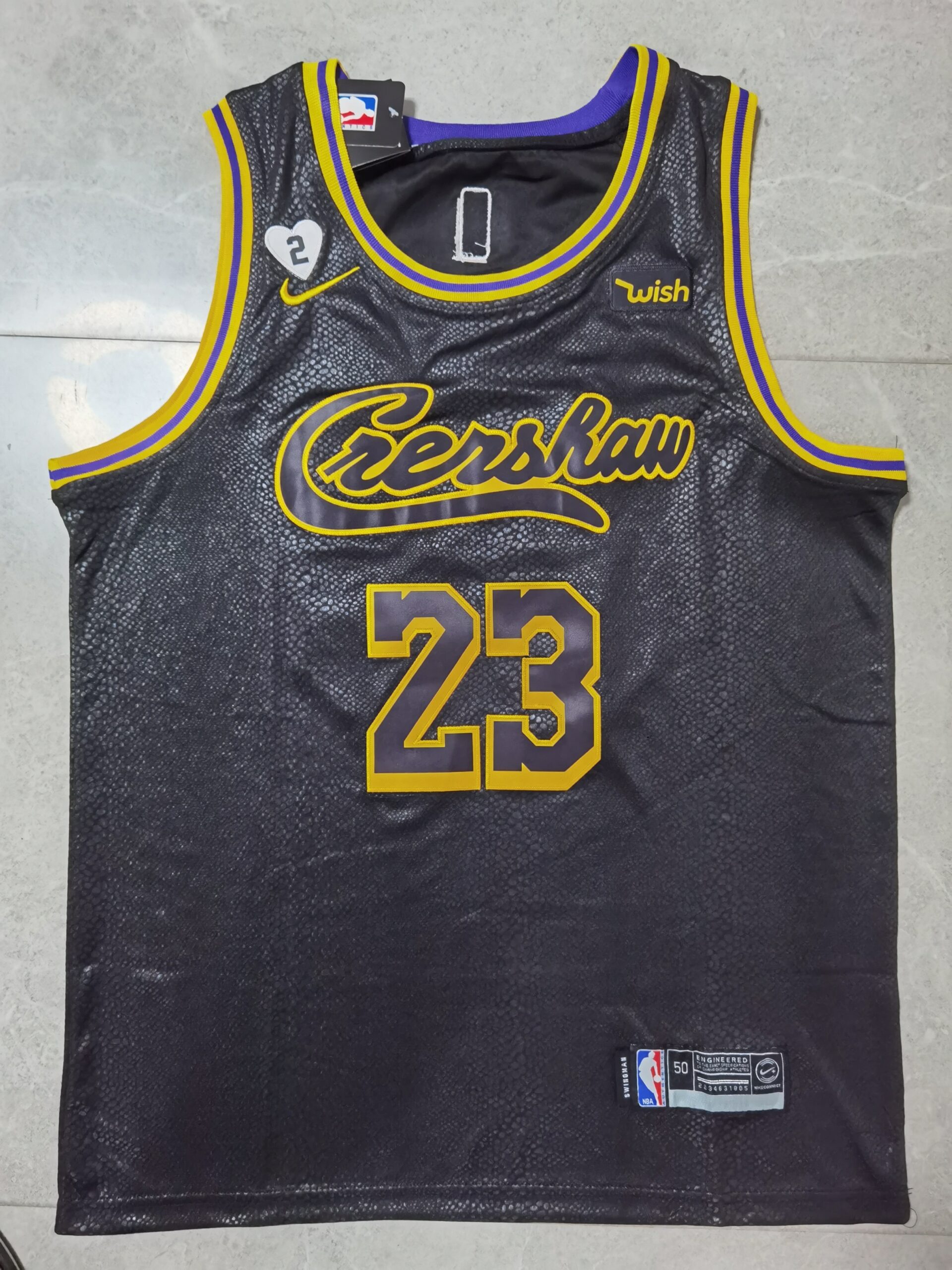 IMG_20210427_015412.jpg NBAJE2601-01-067 Los Angeles Lakers Basketball Jersey 067 USD12.98 - Image 1